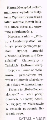 Pucharek ze srebra. HANNA MUSZYŃSKA-HOFFMANNOWA