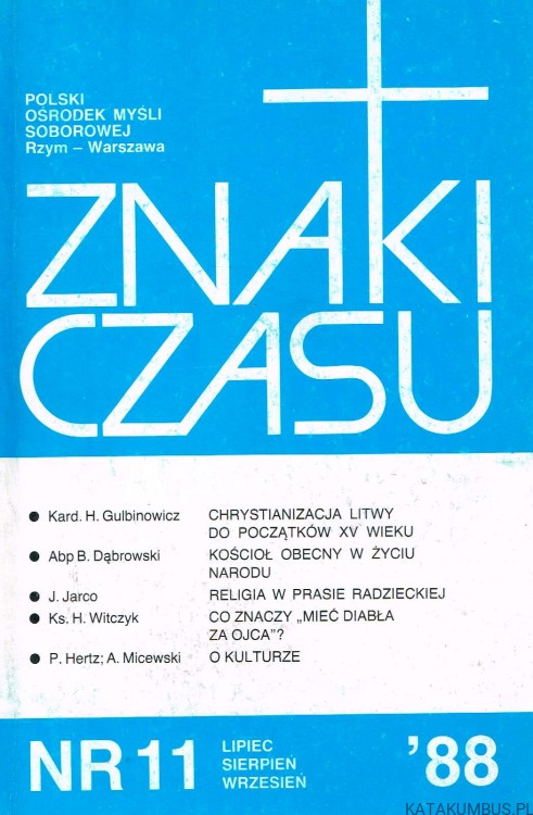 Znaki czasu nr 11 / 1988. PRACA ZBIOROWA