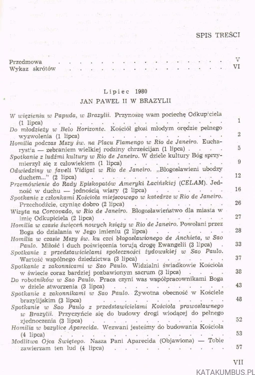 Nauczanie papieskie (III, 2, rok 1980, lipiec-grudzień). JAN PAWEŁ II