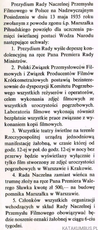 Pogrzeb Marszałka. MAREK BUDZIAREK
