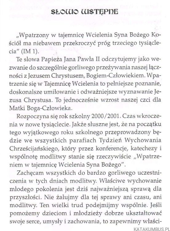 Wpatrzony w tajemnicę Wcielenia Syna Bożego Kościół ma niebawem przekroczyć próg Trzeciego Tysiąclecia