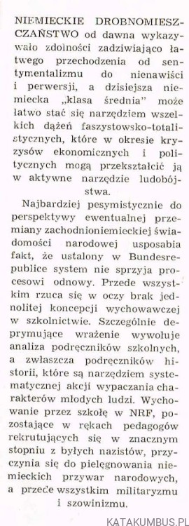 Społeczeństwo i socjologia w Niemieckiej Republice Federalnej. WŁADYSŁAW MARKIEWICZ
