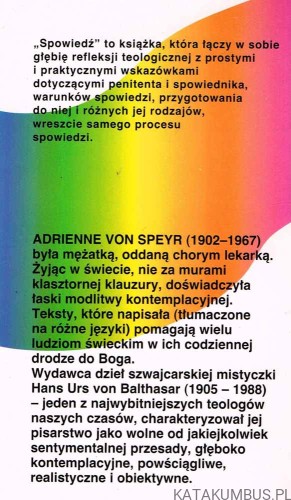Spowiedź. ADRIENNE VON SPEYR