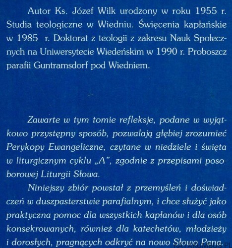 Serce Niedzieli. Ks. JÓZEF WILK