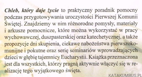 Chleb, który daje życie. KARLHEINZ BUHLEIER