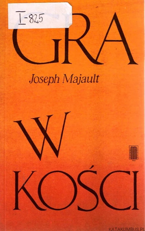 Gra w kości. JOSEPH MAJAULT