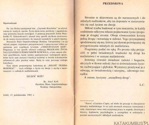 Miłość trzeba budować. LUCIANO CUPIA