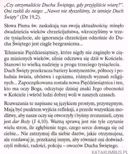 Na skrzydłach Ducha Świętego. GIANNI GHILIONE
