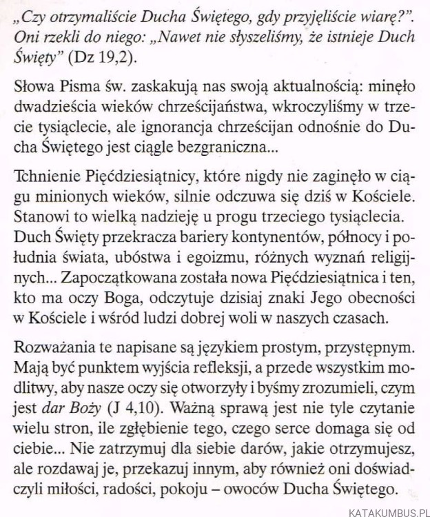Na skrzydłach Ducha Świętego. GIANNI GHILIONE