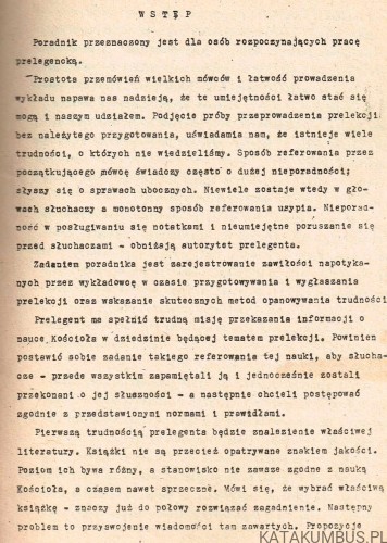 Przygotowanie i wygłaszanie prelekcji WŁADYSŁAW RODOWICZ