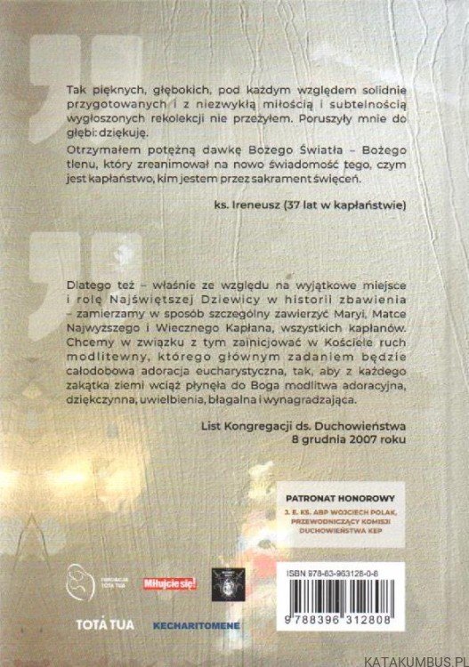 Rekolekcje oddanie33 dla kapłanów. RED. KAROLINA STASZAK