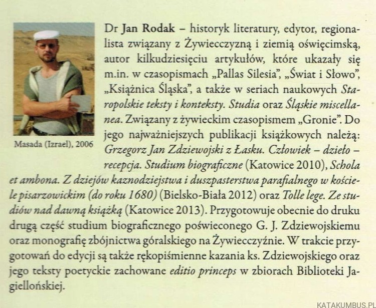 Stanisława Osędowskiego "Laury dla Zdziewojskich". JAN RODAK
