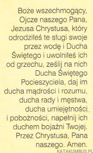 Katechizm dla bierzmowanych. Mieczysław Maliński