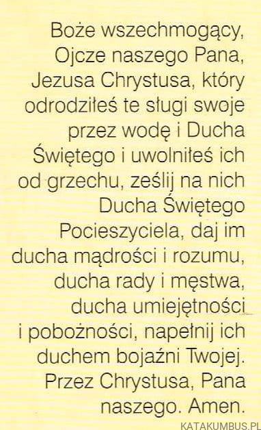 Katechizm dla bierzmowanych. Mieczysław Maliński